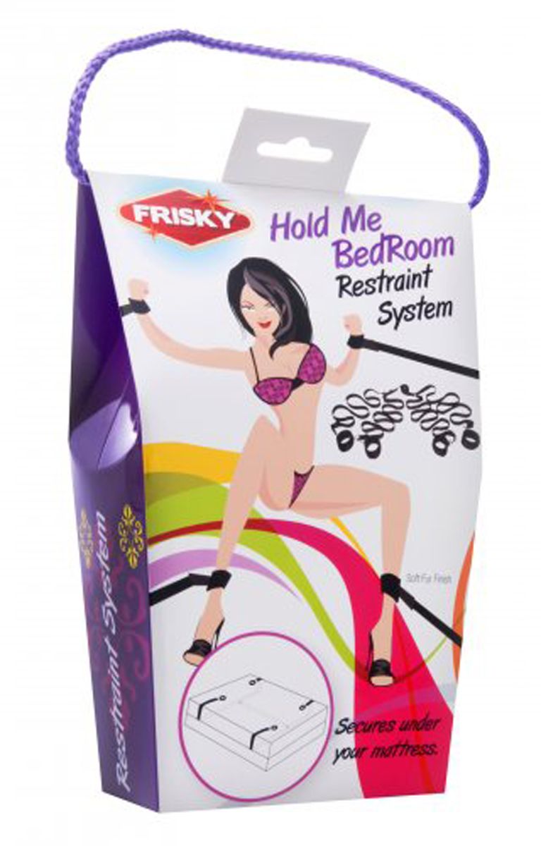 Frisky - Hold Me Bed Bondage Set - Black