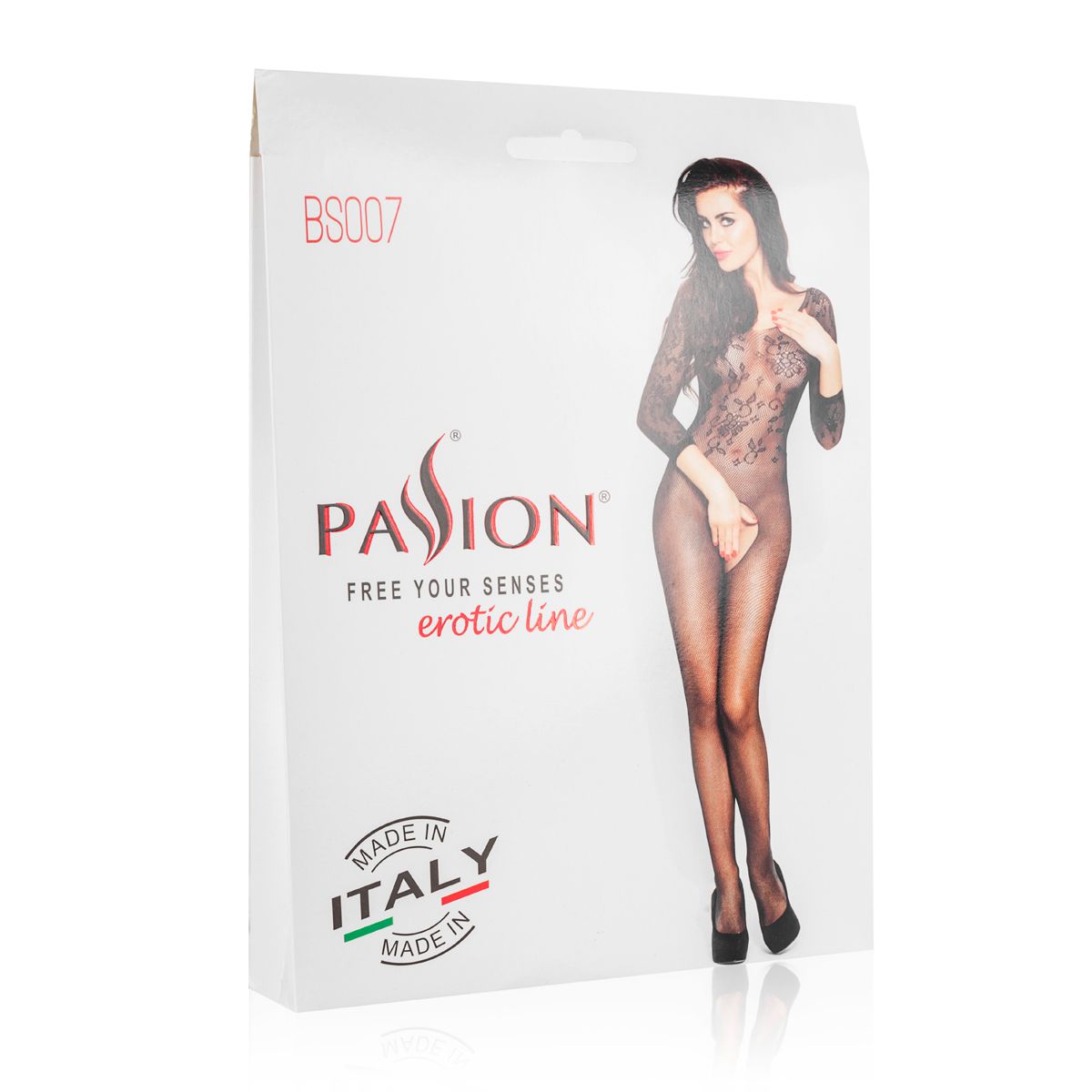 Black Net Catsuit With Open Crotch | Passion