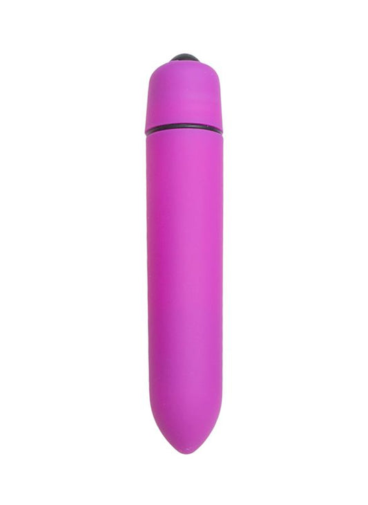 EasyToys purple 10-speed bullet vibrator with black accent