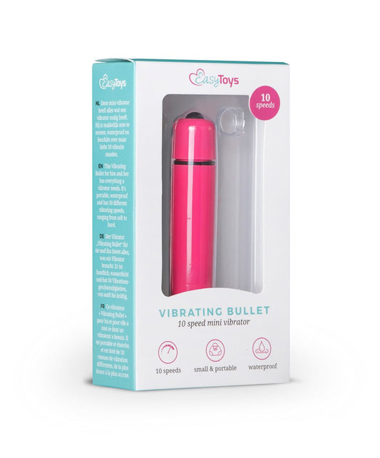 Easytoys 10 Speed Bullet Vibrator - Pink