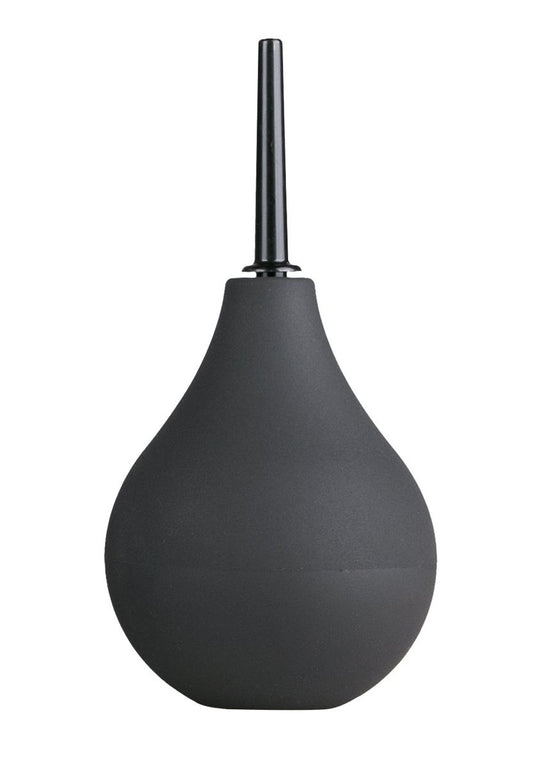 EasyToys large black anal douche with tapered nozzle