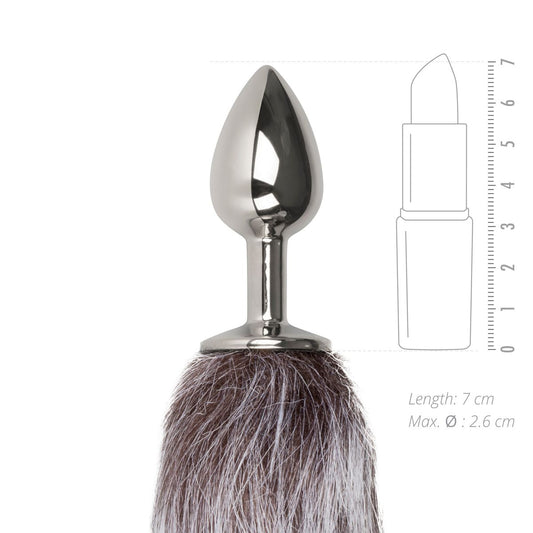 Easytoys Fetish - Fox Tail Plug - SIlver