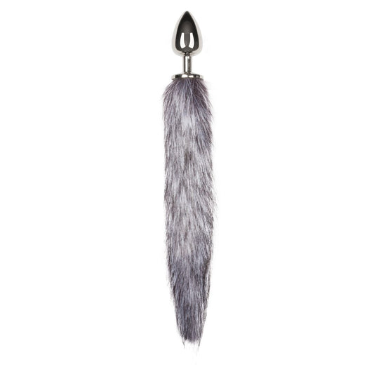 Easytoys Fetish - Fox Tail Plug No. 4 - Silver