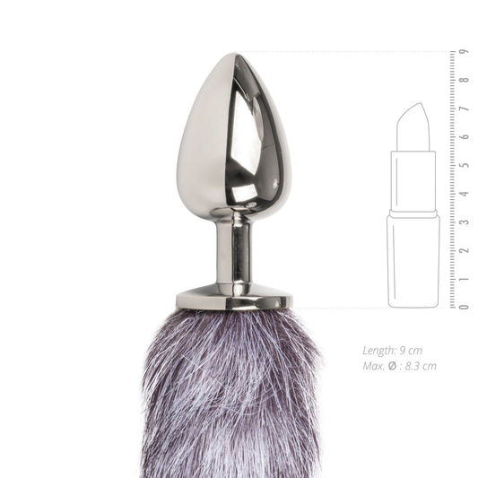 Easytoys Fetish - Fox Tail Plug No. 4 - Silver