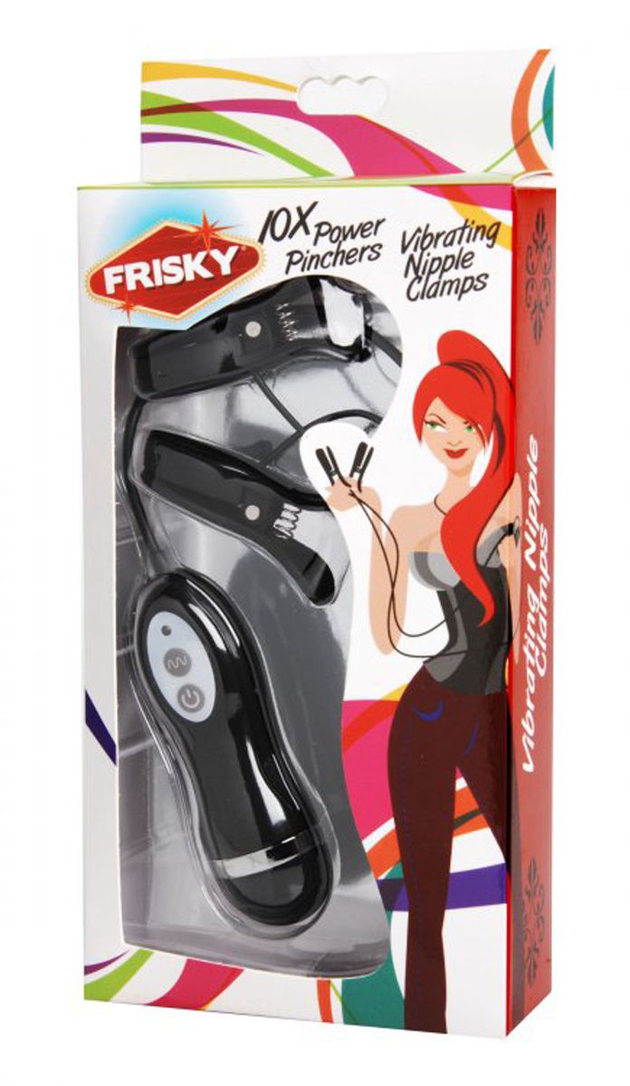 Power Pinchers Vibrating Nipple Clamps | XR Brands