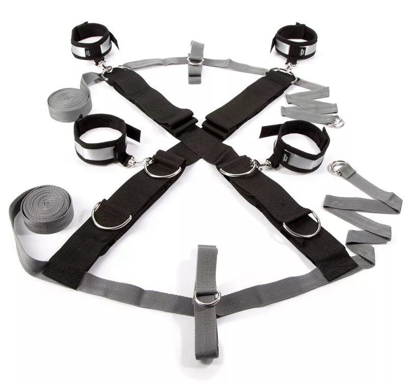 Cinquenta Sombras de Grey – Conjunto de Restrição de Cama Keep Still – Preto