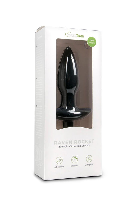 Black Silicone Perineum Tickler