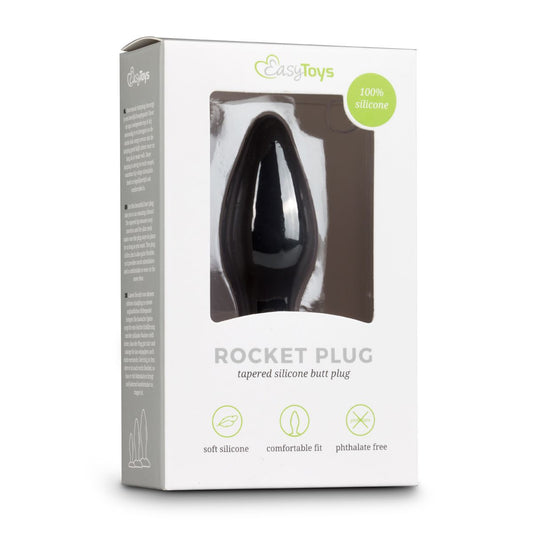Small Black Silicone Buttplug