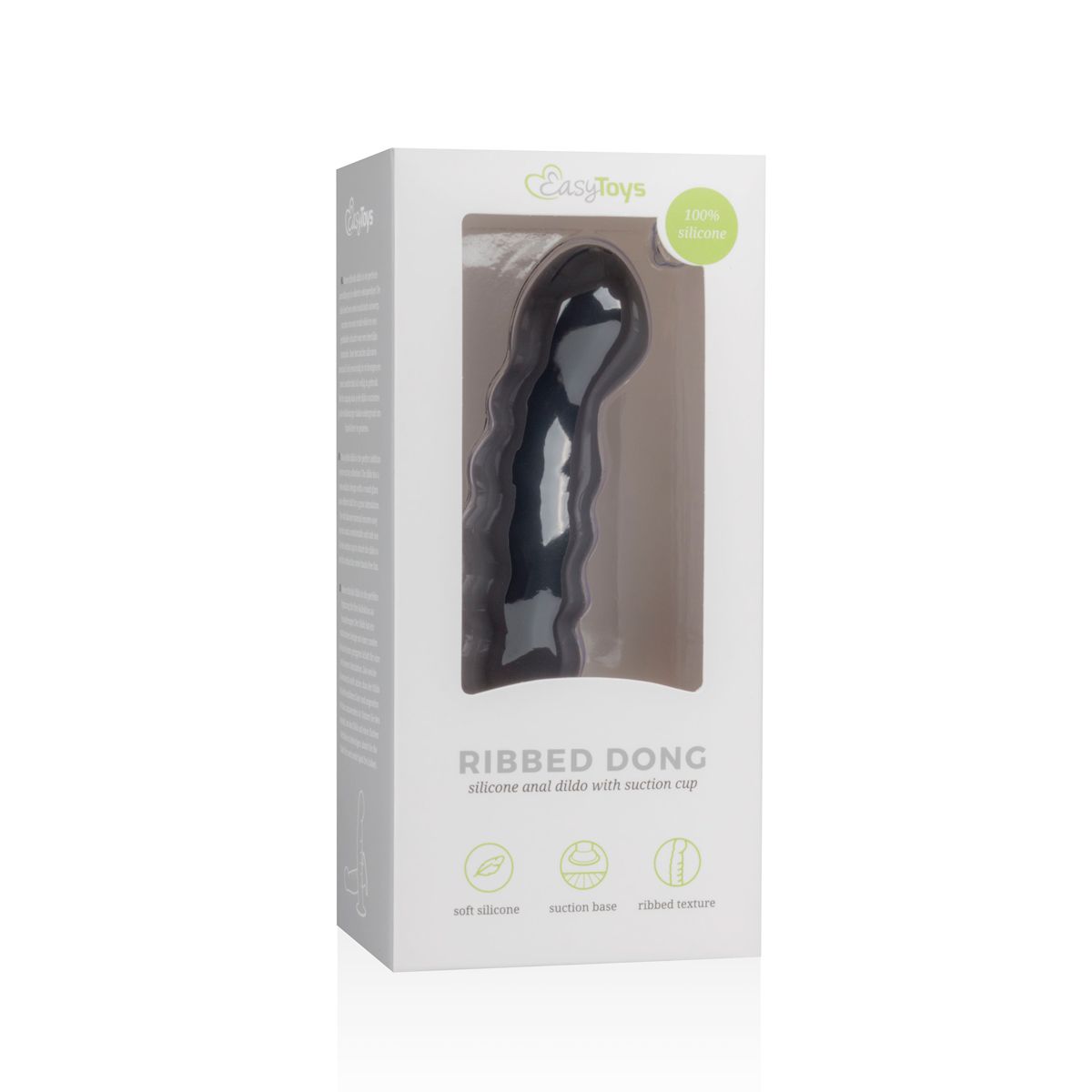 Silicone Suction Cup Black Dildo 5.5 Inch (14 cm) | Easytoys Anal Collection