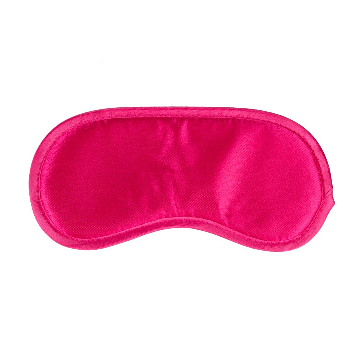 Pink satin eye mask with soft padded shape