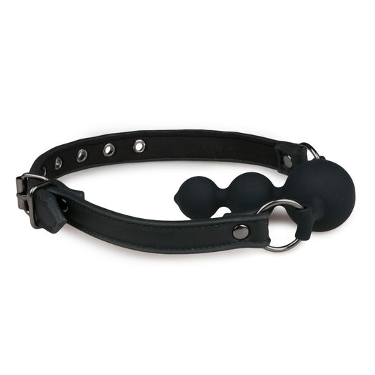 Easytoys Fetish - Ball Gag With Silicone Beads - Black
