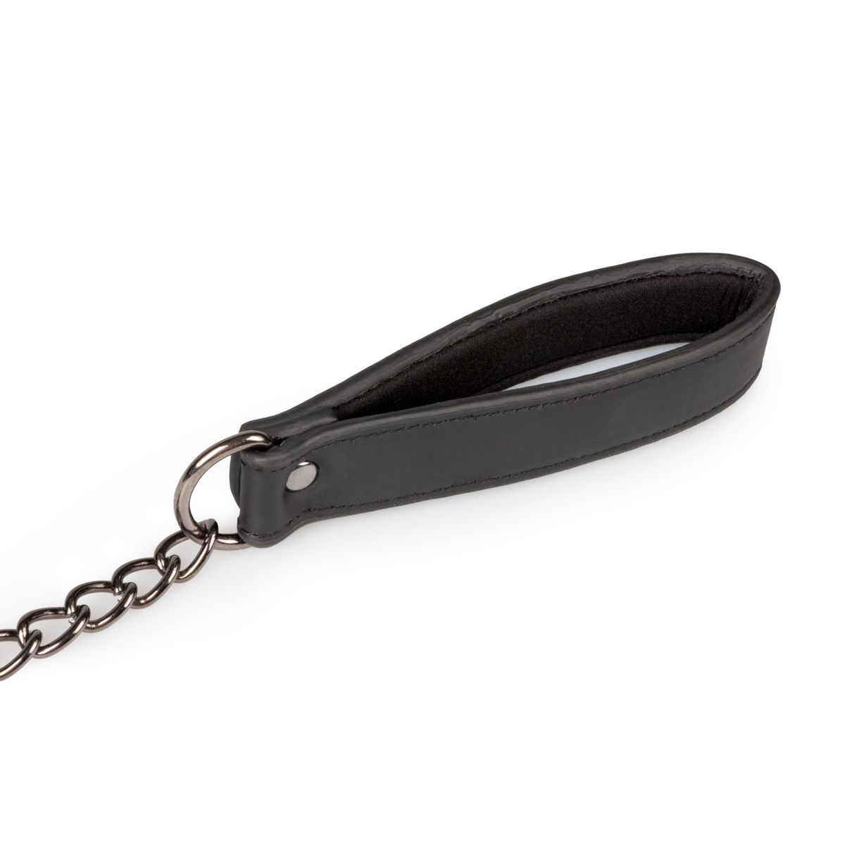 Easytoys Fetish - Leather Collar With Nipple Chains