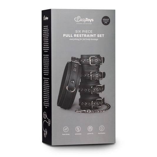 Easytoys Fetish - Bondage Set - Collar Hand and Ankle Cuffs