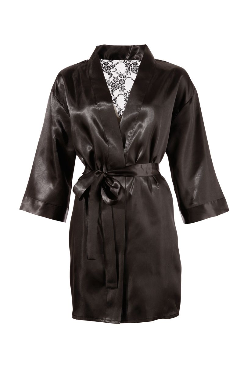 Kimono With Lace Back
