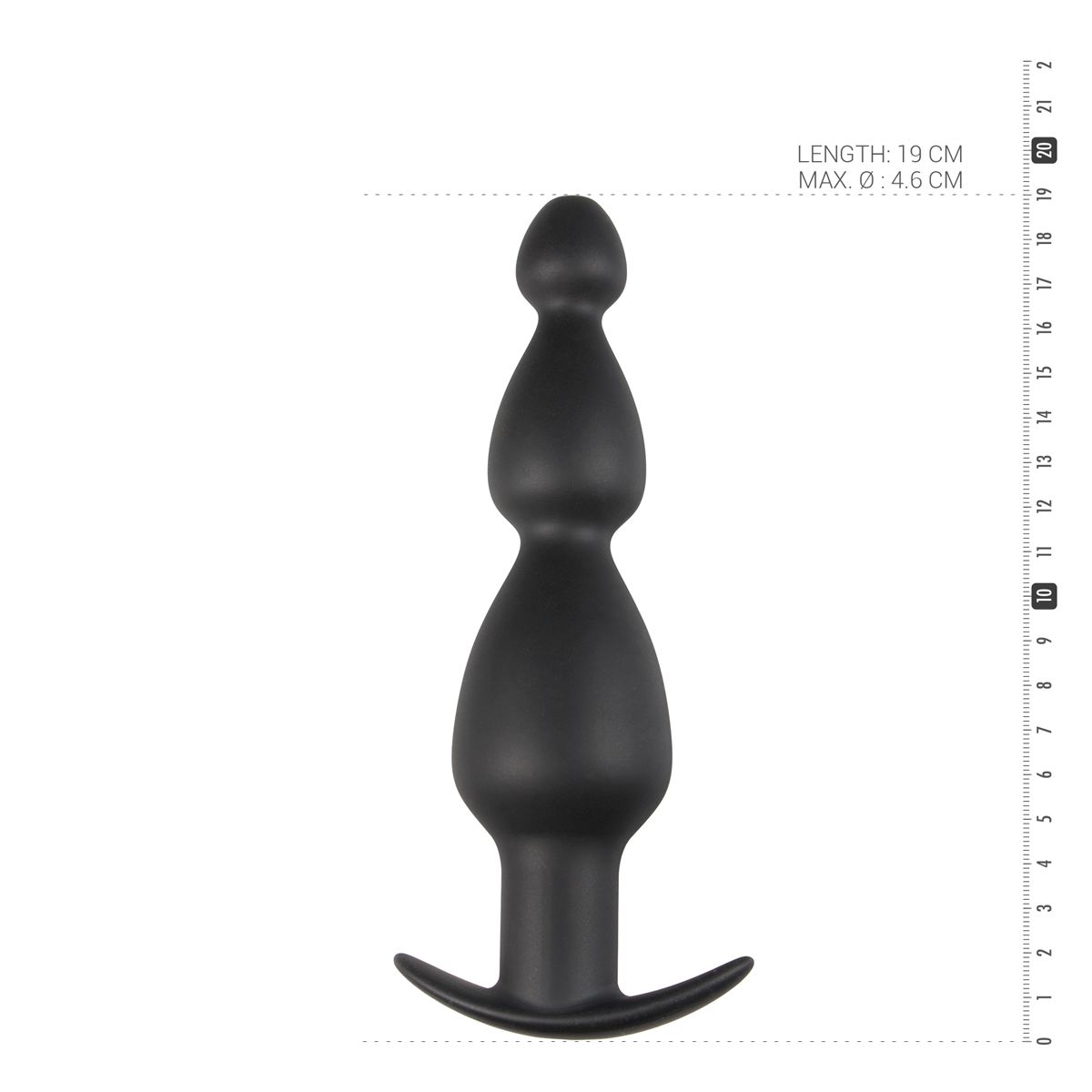 Long Hollow Silicone Butt Plug | Sinner Gear