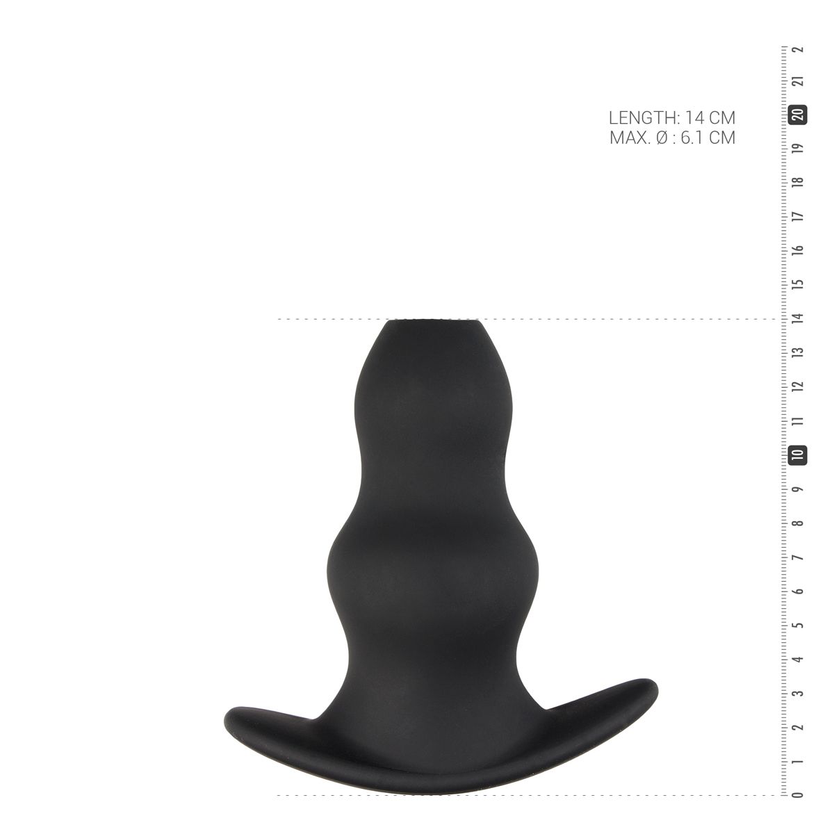 Hollow Silicone Butt Plug Medium | Sinner Gear