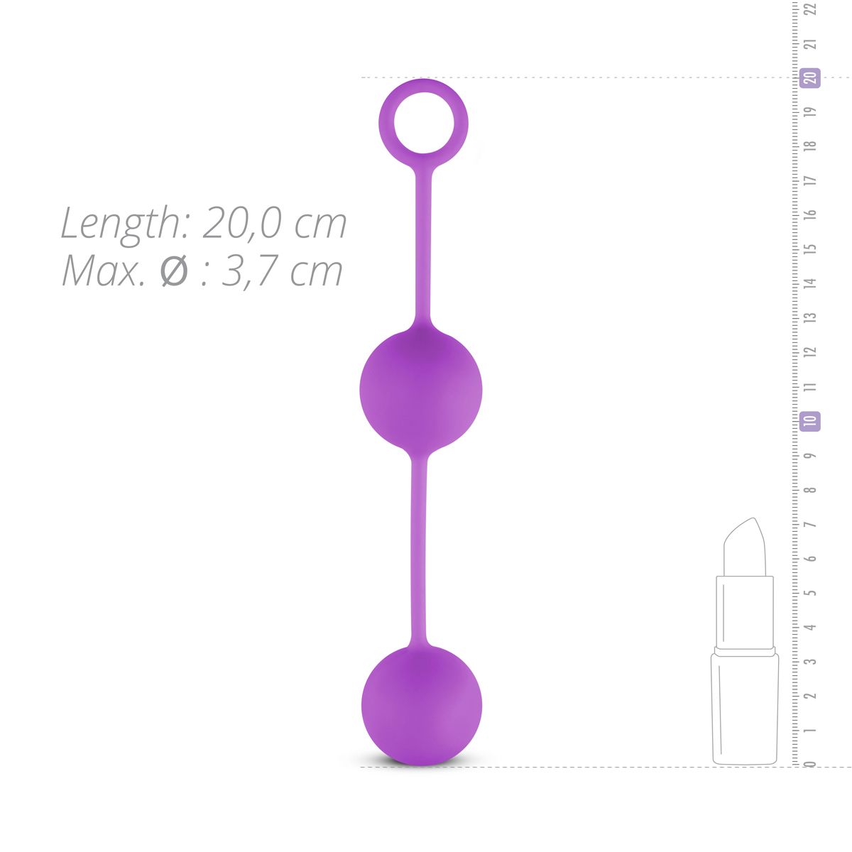 Love Balls With Counterweight Purple