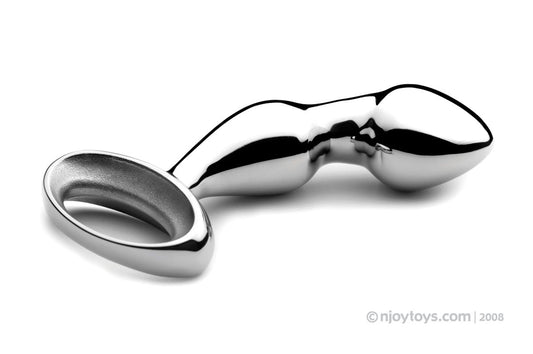 Njoy PFun Plug polished stainless steel prostate plug