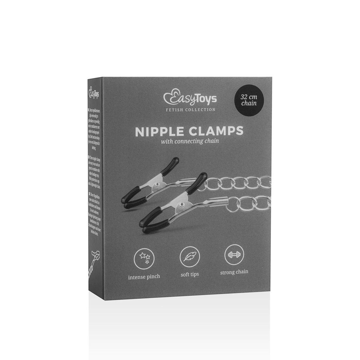 Fetish Classic Nipple Clamps With Chain | EasyToys