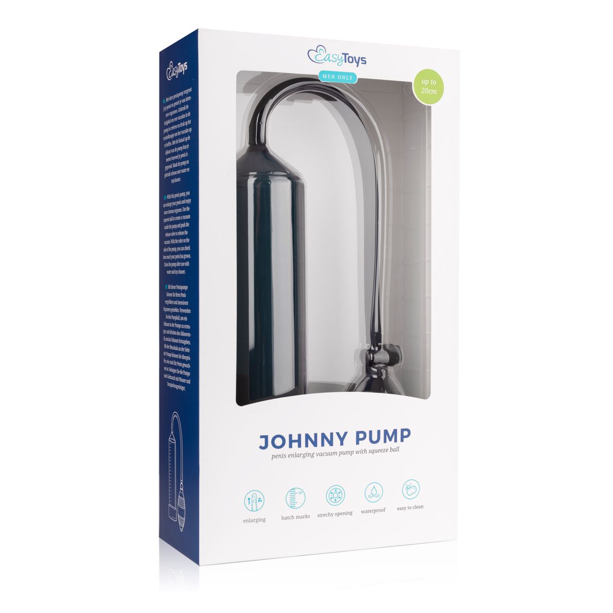 Penis Pump With Squeeze Ball Black