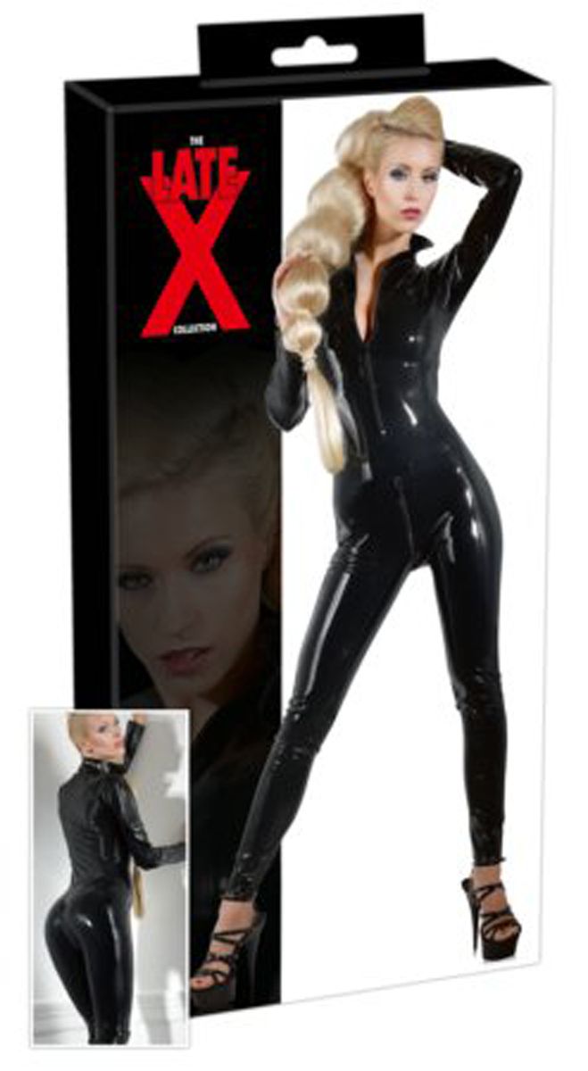 Latex Catsuit black