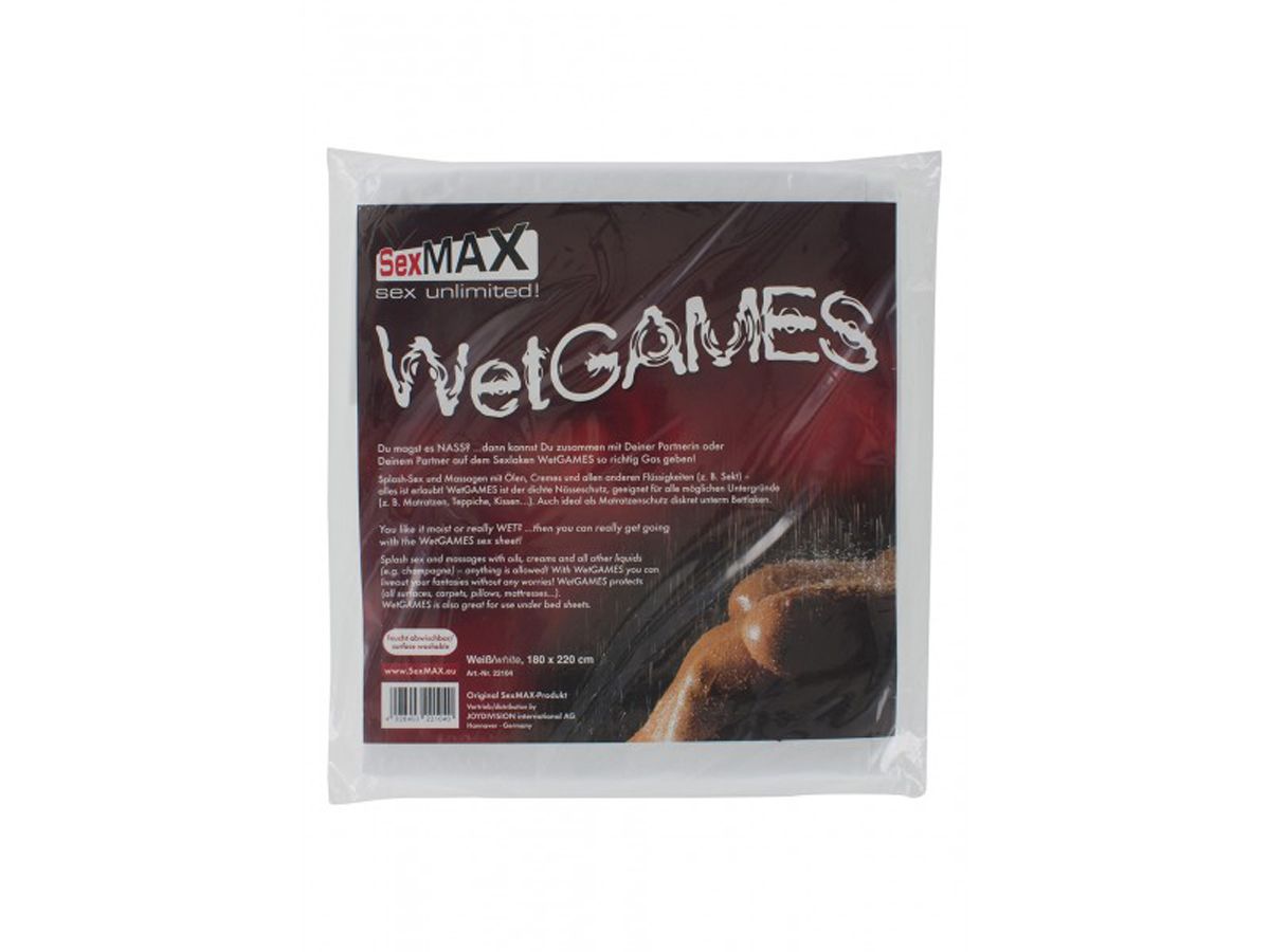 SexMAX WetGAMES Vinyl Sheet 180 x 220 cm - White