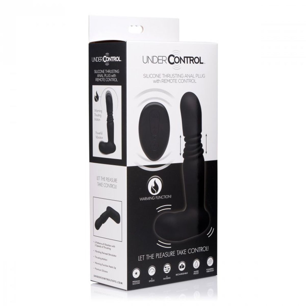Thrusting Anal Plug with Remote Control 6.3 Inch (16 cm) | Under Control