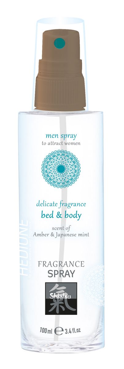 Pheromone Bed & Body Fragrance For Men Amber & Japanese Mint | Shiatsu