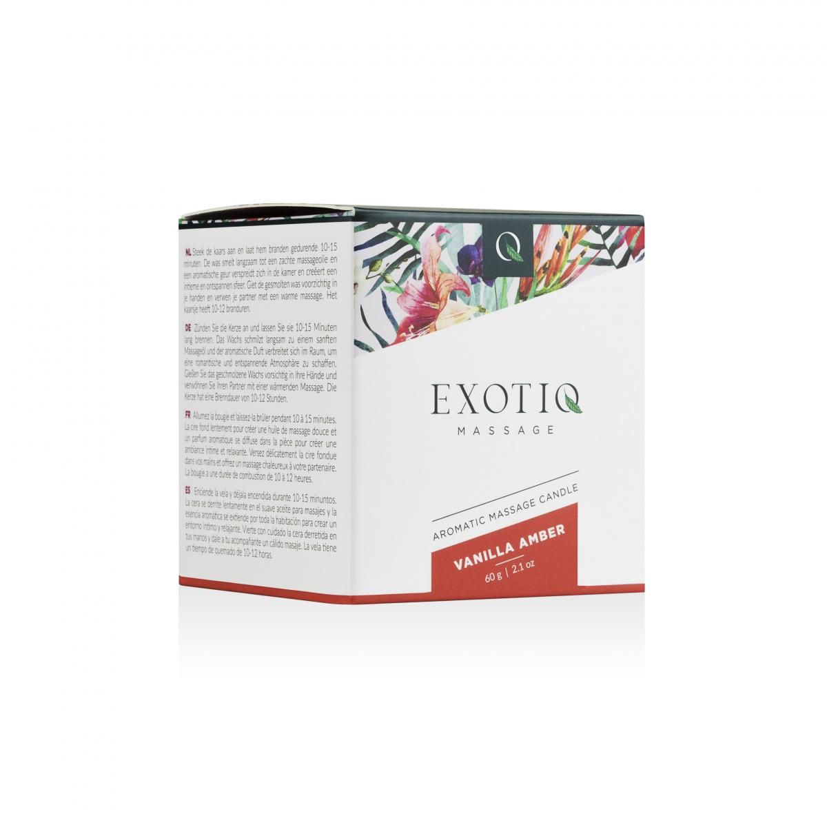 Massage Candle Vanilla Amber 60g | Exotiq