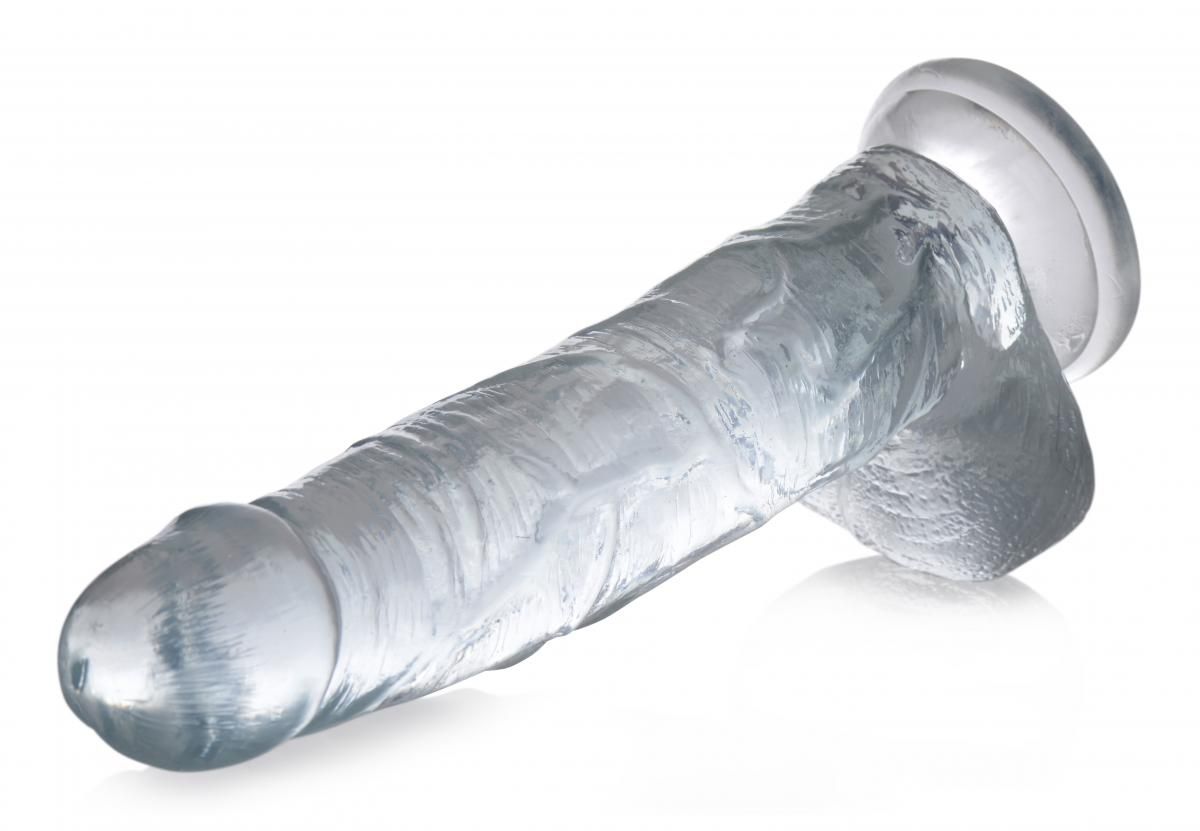 Jock C-Thru Transparent Dildo - 27 cm