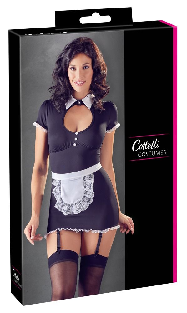 Sexy Maid Costume With Garters
