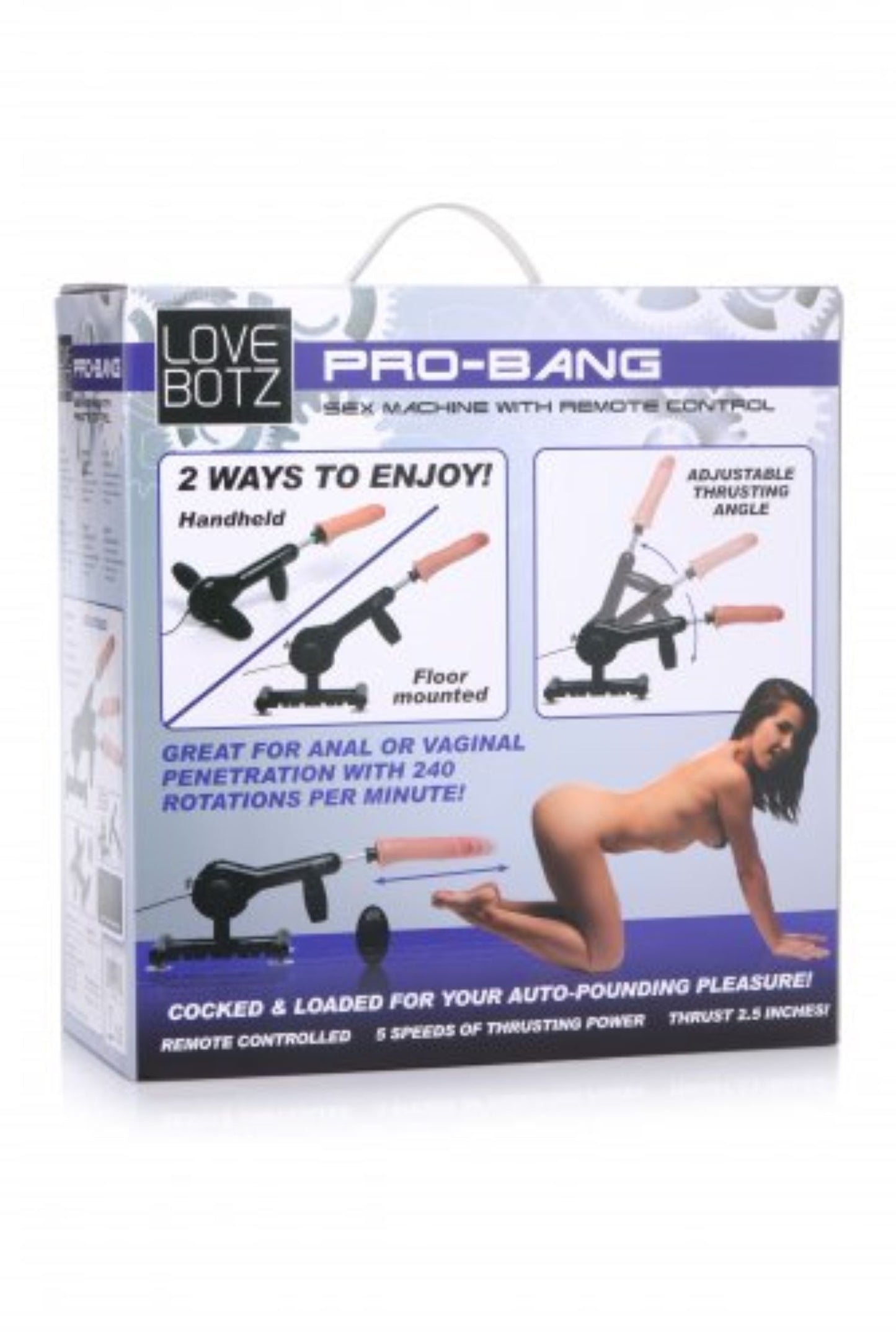 Lovebotz - Pro-Bang Sex Machine With Remote Control