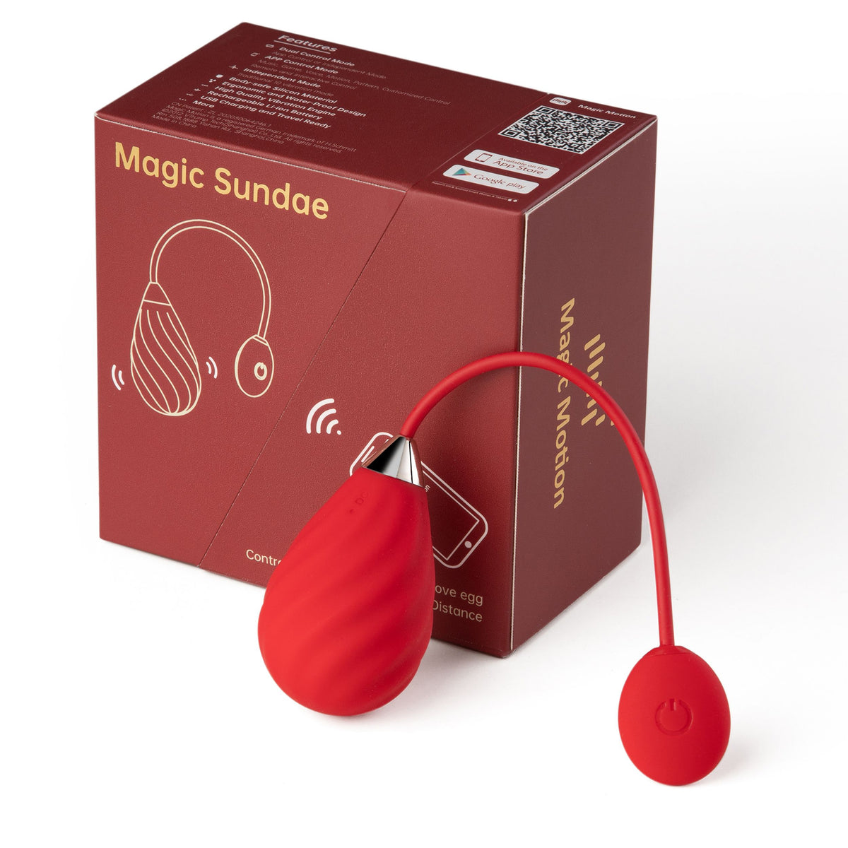 Sundae App-Controlled Vibrating Egg | Magic Motion