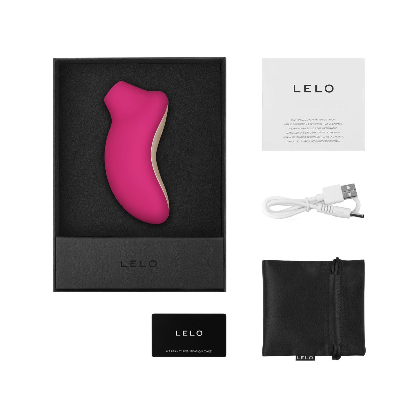 Sona 2 Cruise Air Pressure Vibrator Cerise | LELO