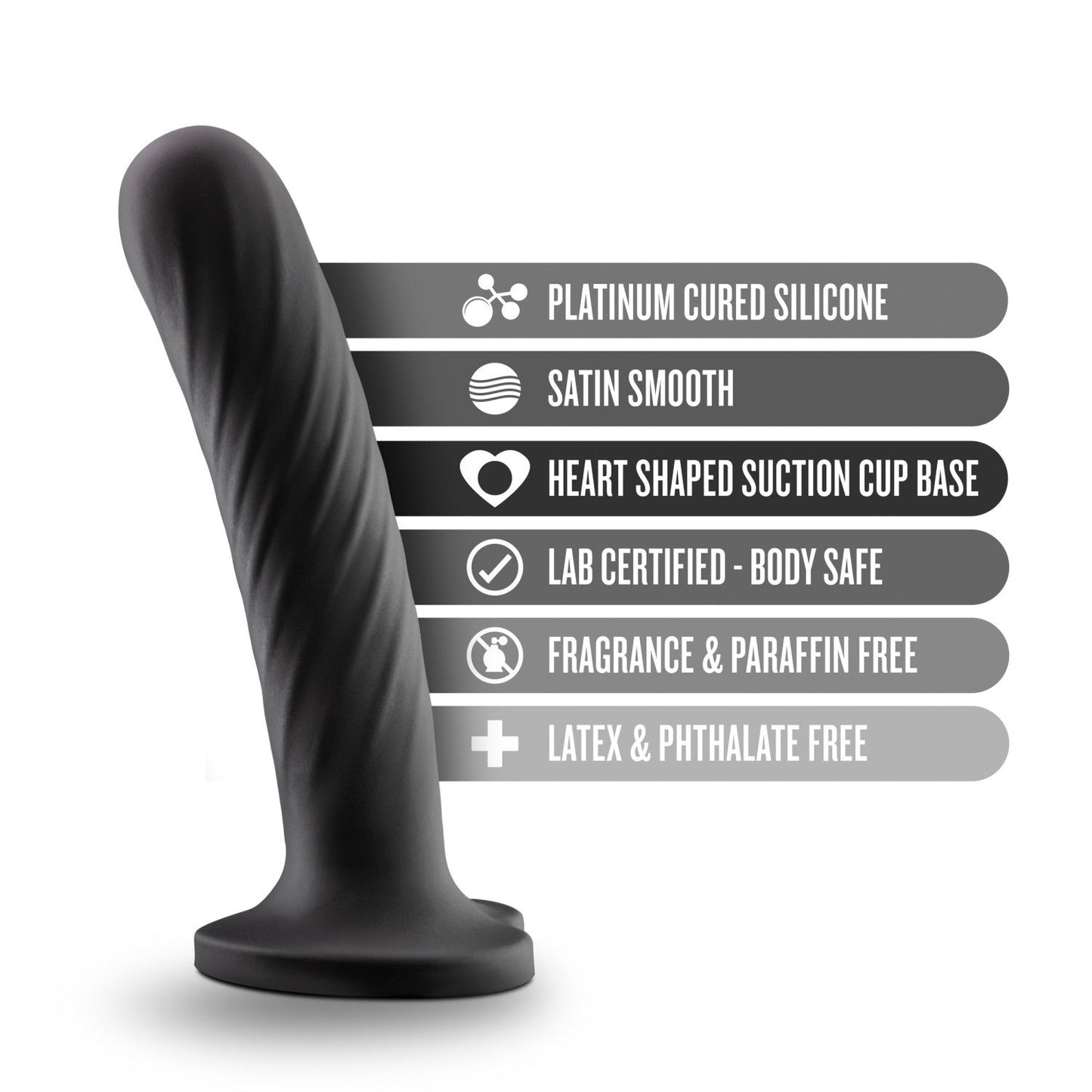 Twist Dildo Large 7 Inch (17.8 cm) | Temptasia