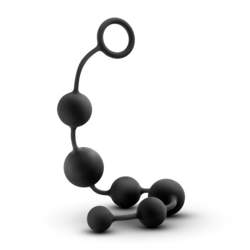 Anal Adventures Platinum Silicone Anal Beads Large