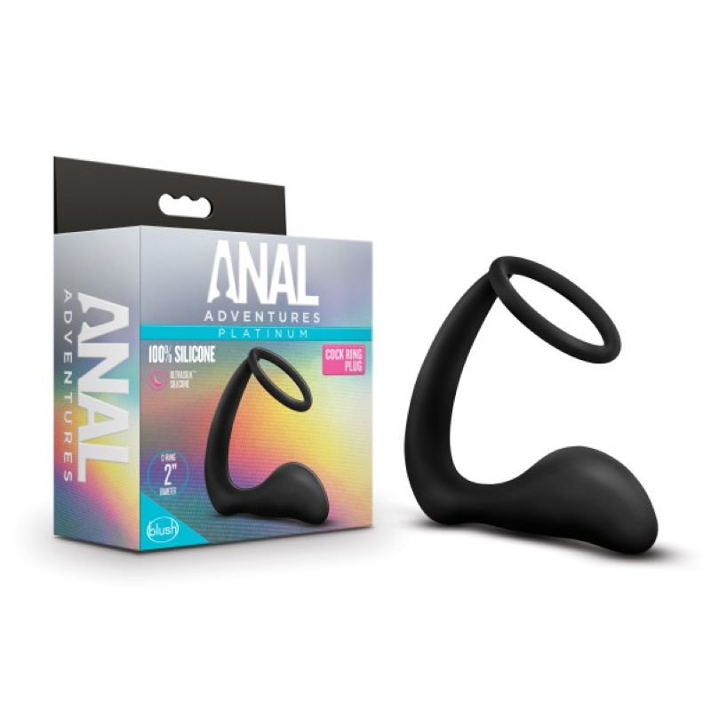Platinum Cock Ring Anal Plug | Anal Adventures