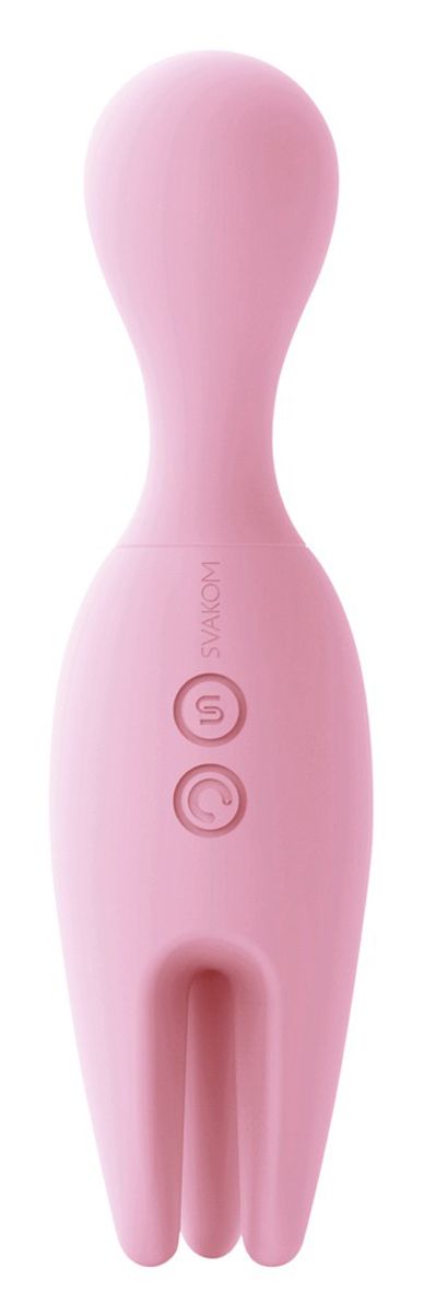Pink SVAKOM Nymph stimulator and G-spot vibrator