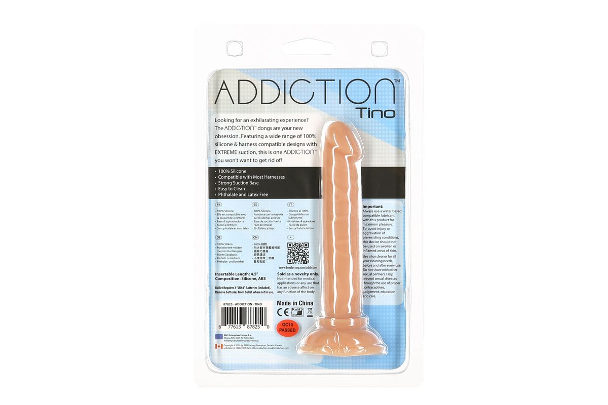 Tino Silicone Dildo 5.1 Inch (13 cm) | Addiction