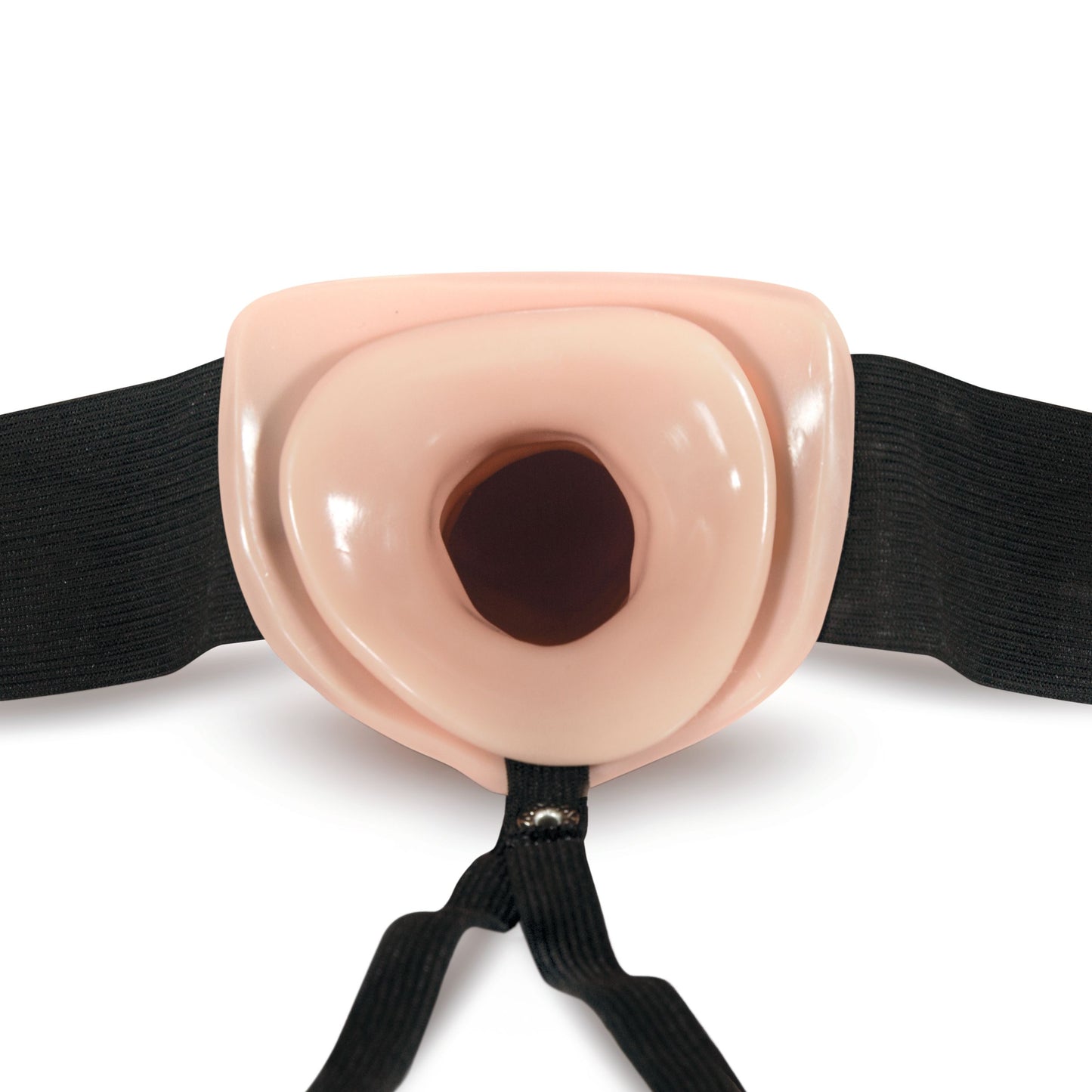 Dr. Skin - Hollow Strap On Dildo With Harnas 19 cm - Beige