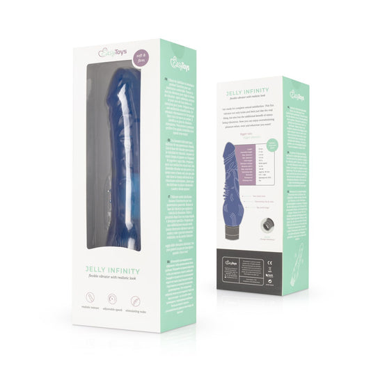Jelly Infinity Realistic Vibrator 9.1 Inch (23 cm) | EasyToys