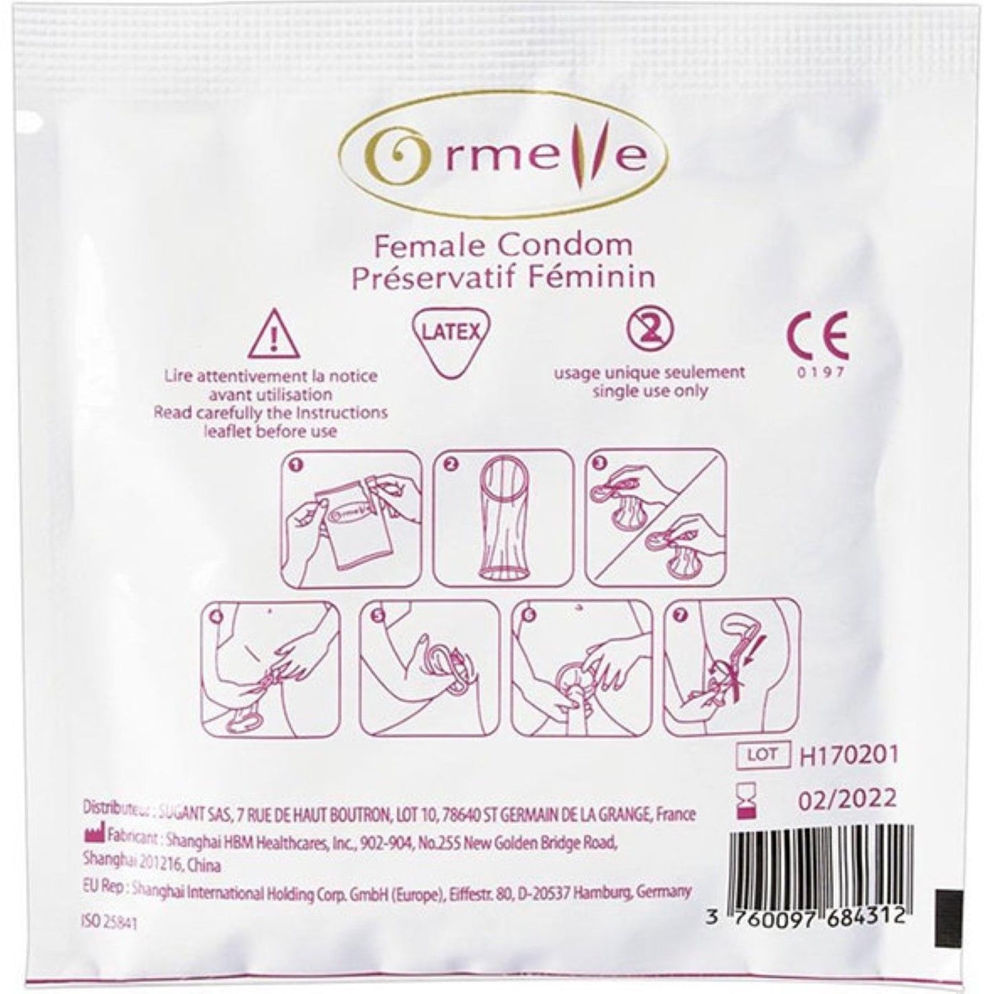 Ormelle female condoms - 5 pieces