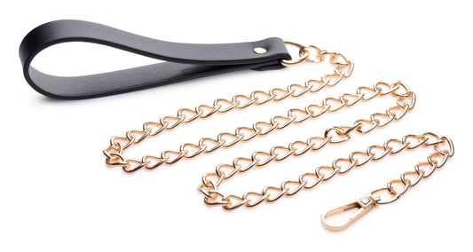 Black lingerie Luxury Leash Black/Gold by XR Brands