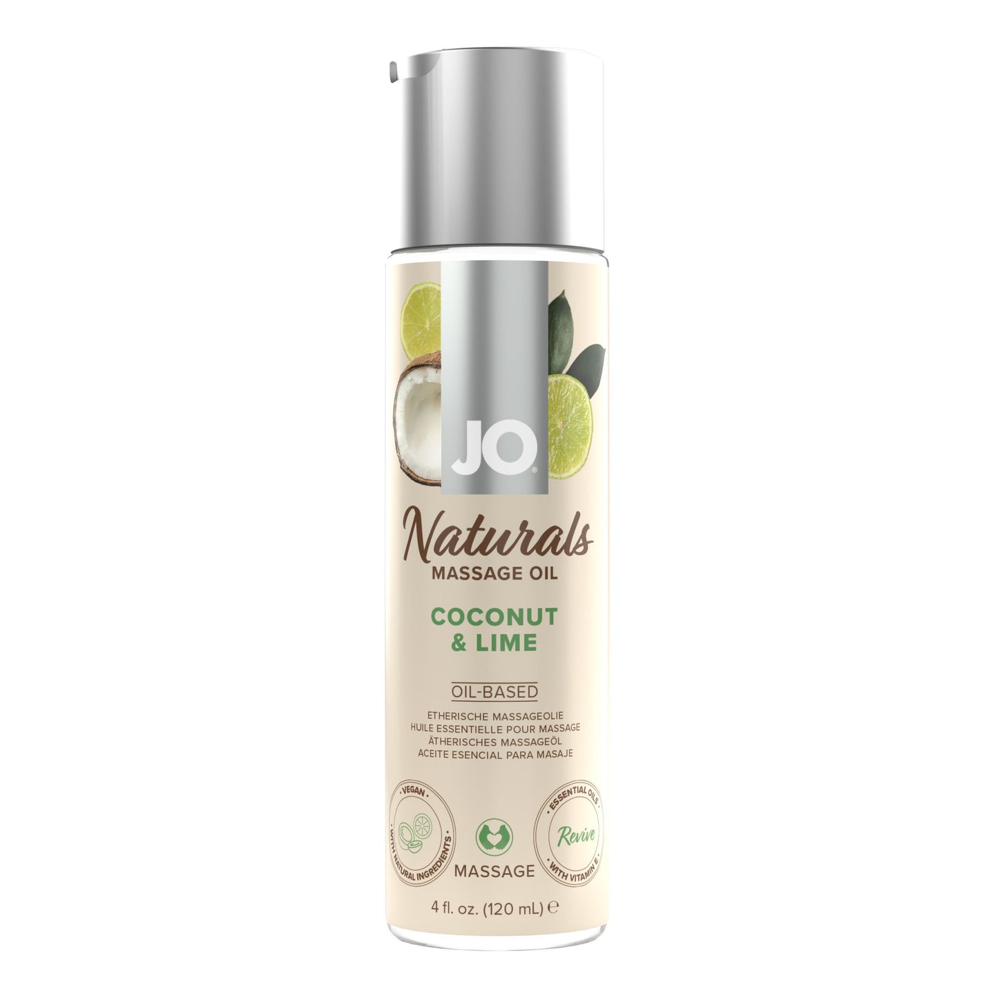 System JO - Naturals Massage Oil Coconut And Lime - 120 ml