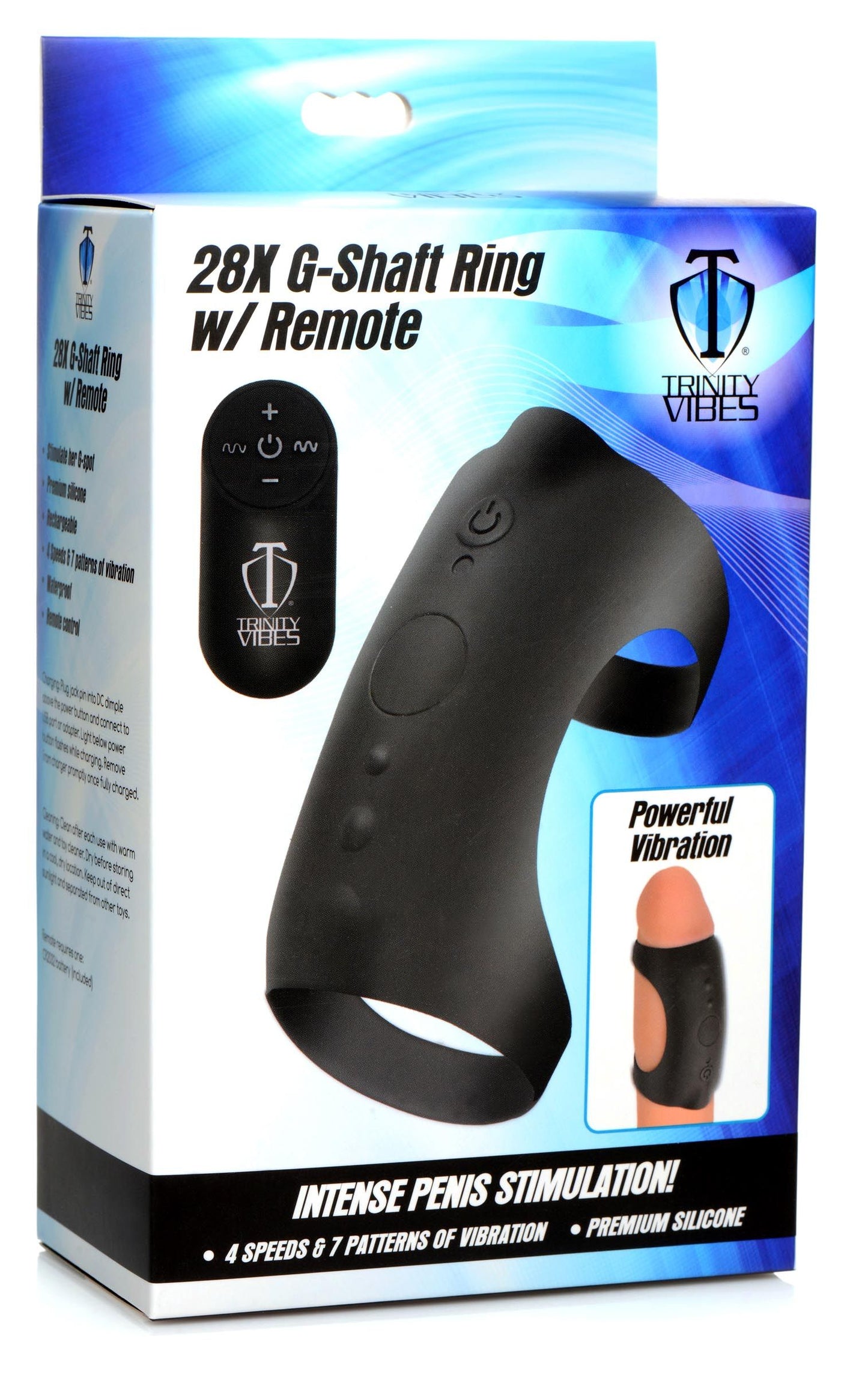 G-Shaft Vibrating Cock Ring with Remote Control