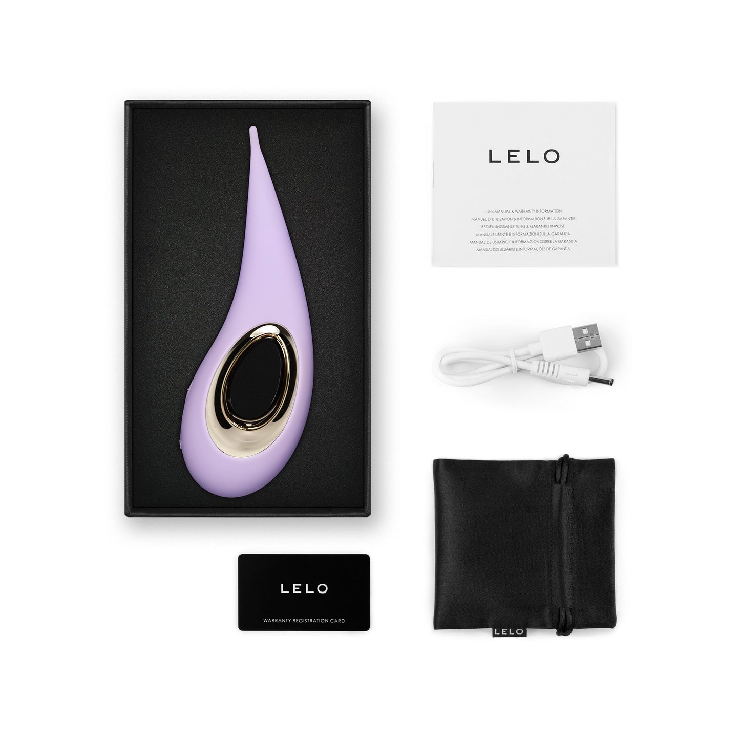 LELO - Dot External Clitoral Pinpoint Vibrator - Lilac