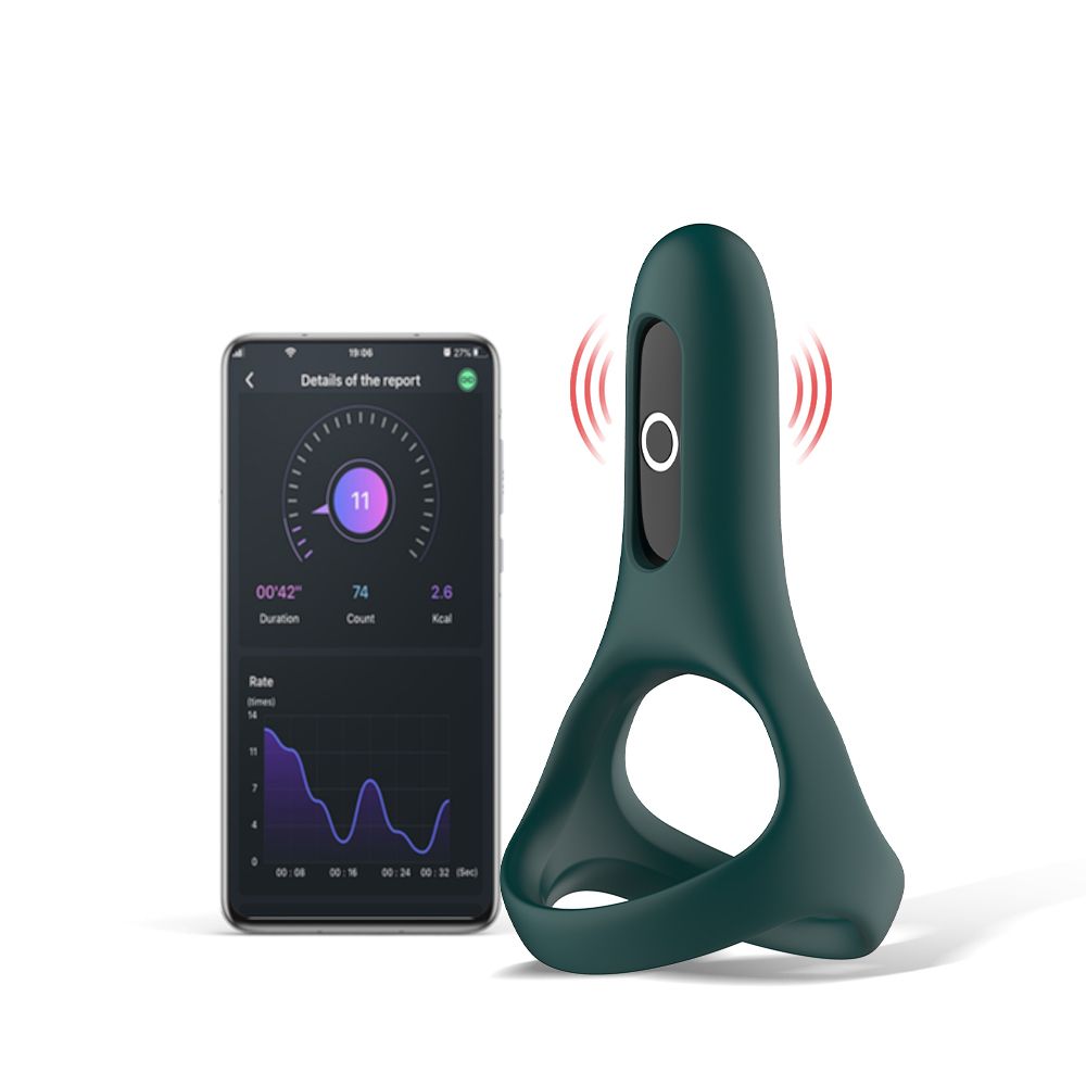 Magic Motion - Rise Smart Vibrating Cock ring Green