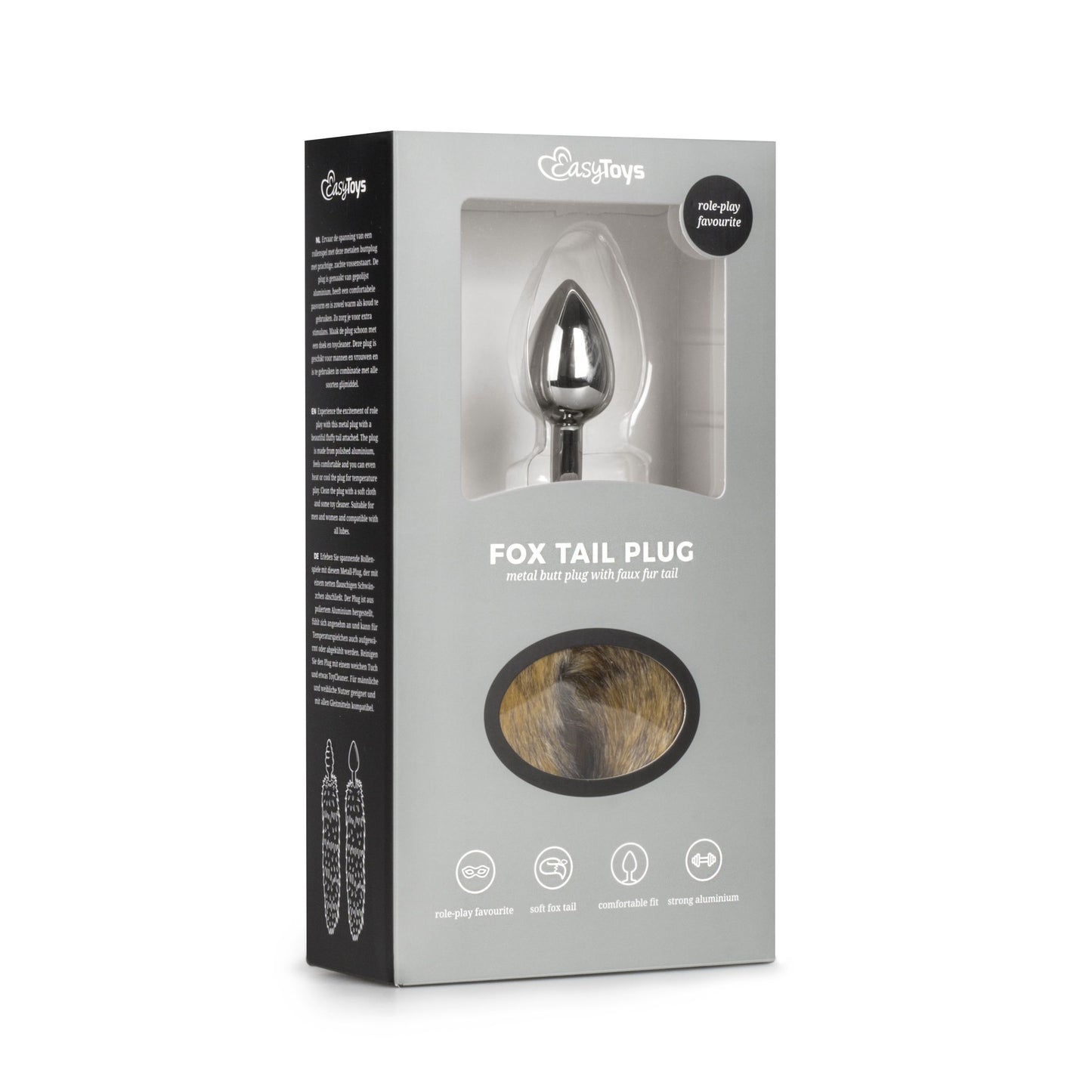 Fetish Butt Plug – Brown Fox Tail | EasyToys