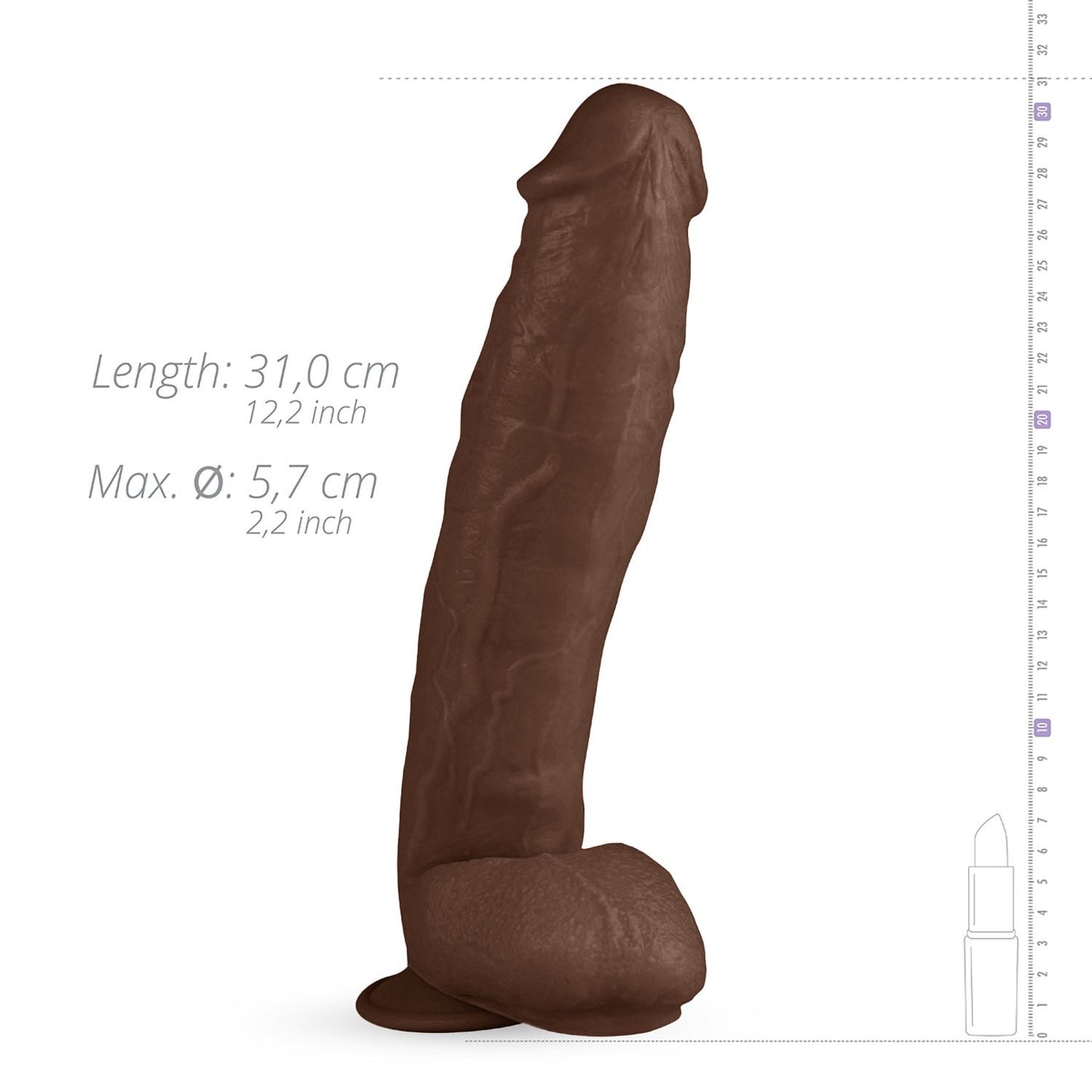 Travis Realistic Dildo 12.2 Inch (31 cm) | Real Fantasy
