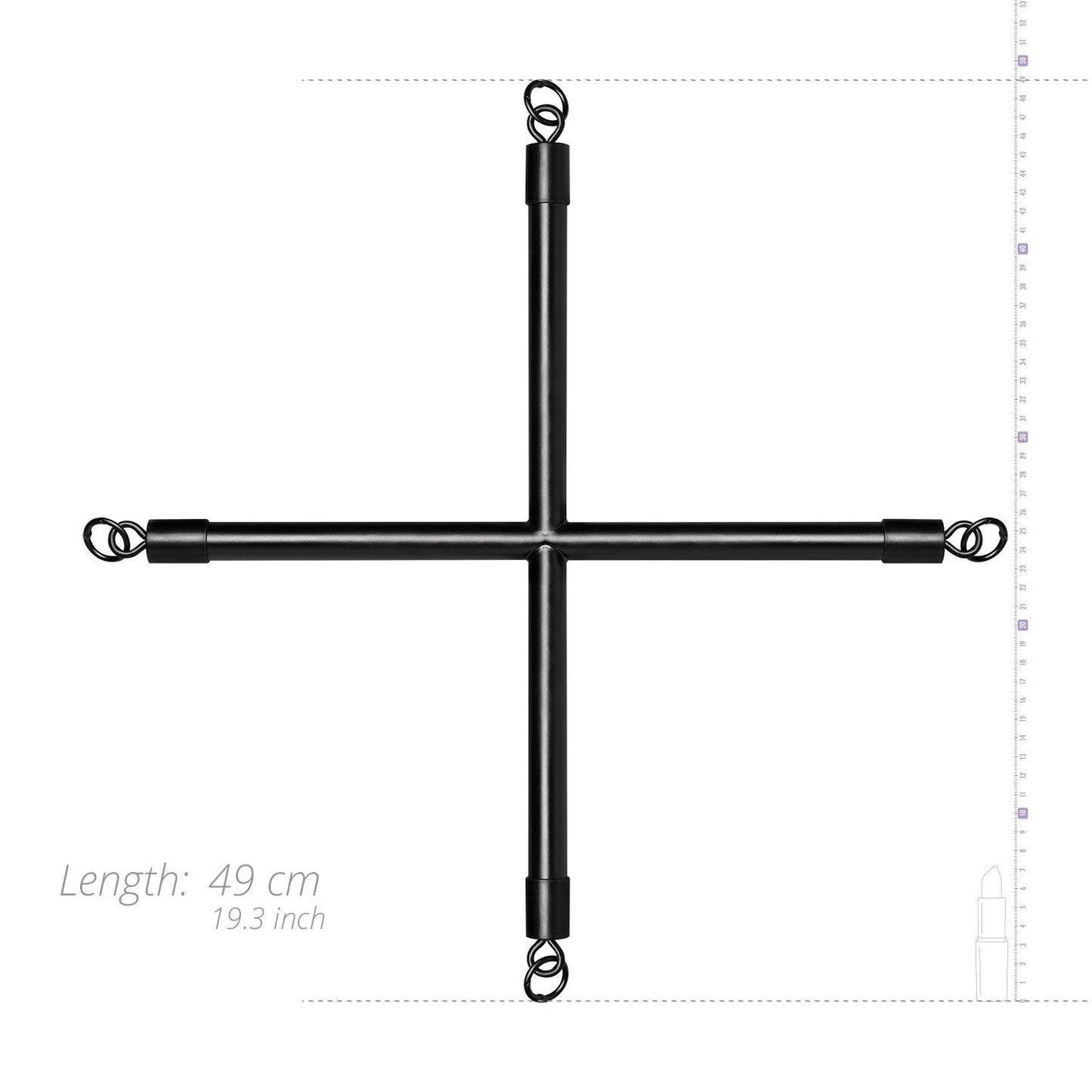 Hog Tie Cross Bar With Cuffs | Bedroom Fantasies